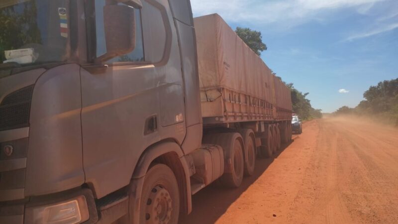 Polícia recupera Carreta roubada em Guarantã do Norte
