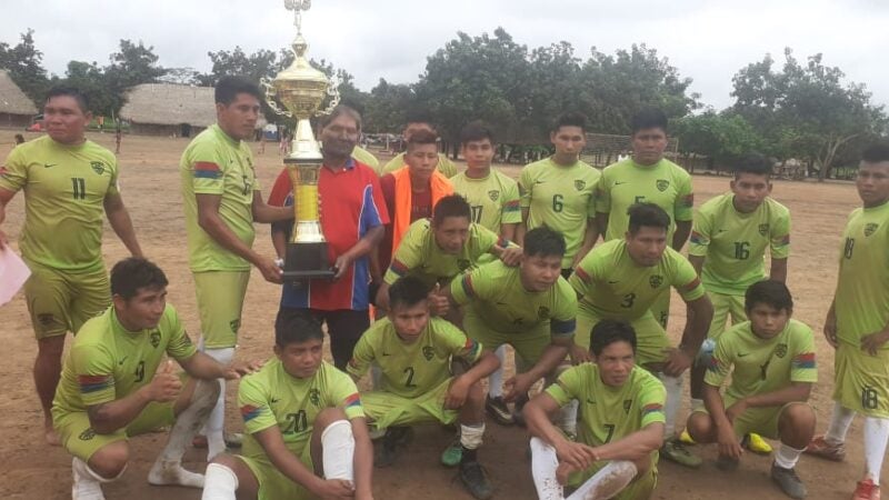 Equipe do Centro Educacional Esportivo Indígena já garantiu participação no Campeonato Regional de futebol em Guarantã do Norte