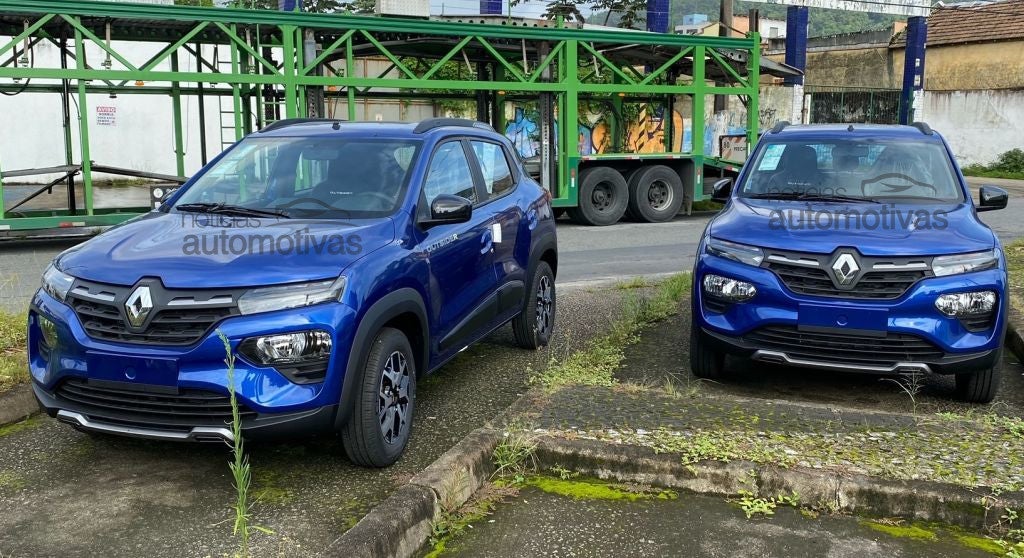 Flagra: Renault Kwid 2022 já está sendo distribuído no Brasil