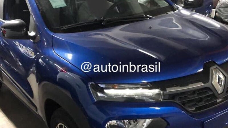 Renault Kwid 2022 é visto sem camuflagem perto do lançamento