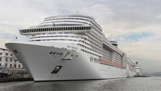 Cruzeiro MSC Preziosa chega ao Rio com 33 casos de Covid confirmados