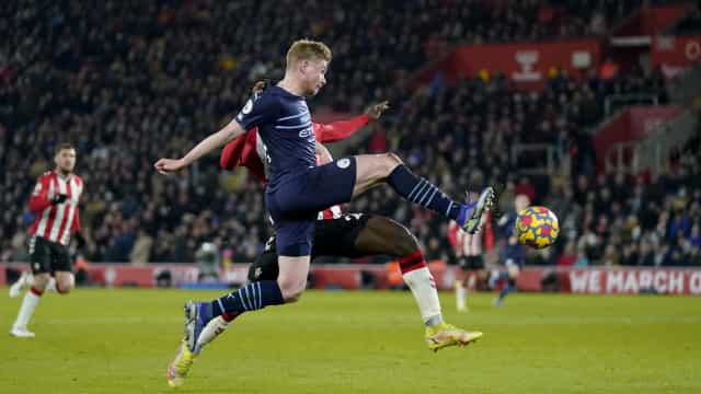 Manchester City empata fora e tem encerrada série de 12 vitórias seguidas