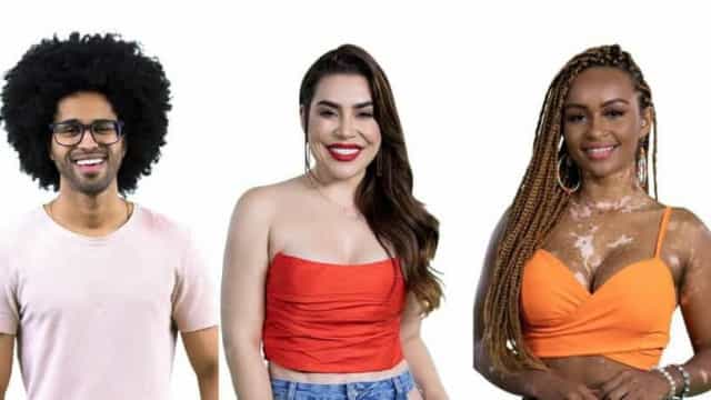 Naiara, Natália e Luciano estão no primeiro paredão do "BBB22"