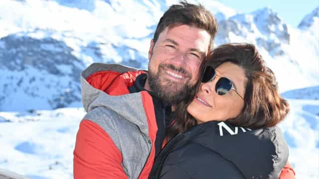 Juliana Paes de férias nos Alpes franceses com a família