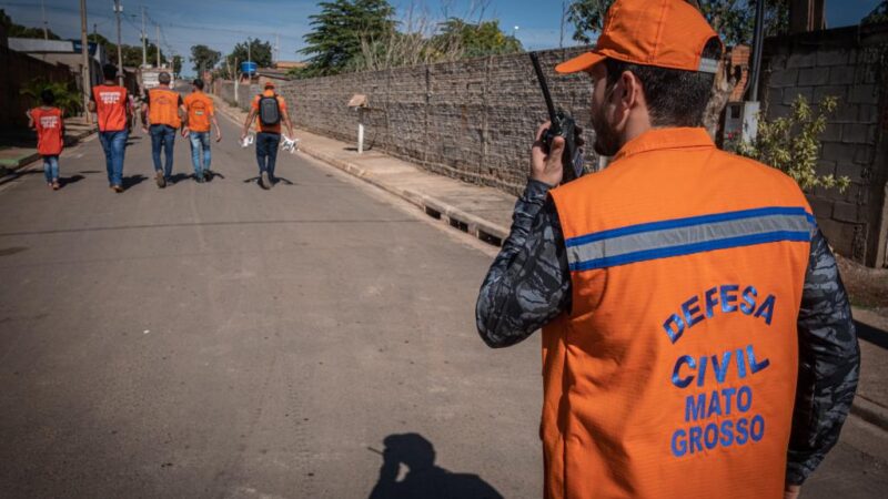 Defesa Civil estadual finaliza vistoria das residências afetadas pelas chuvas em Diamantino