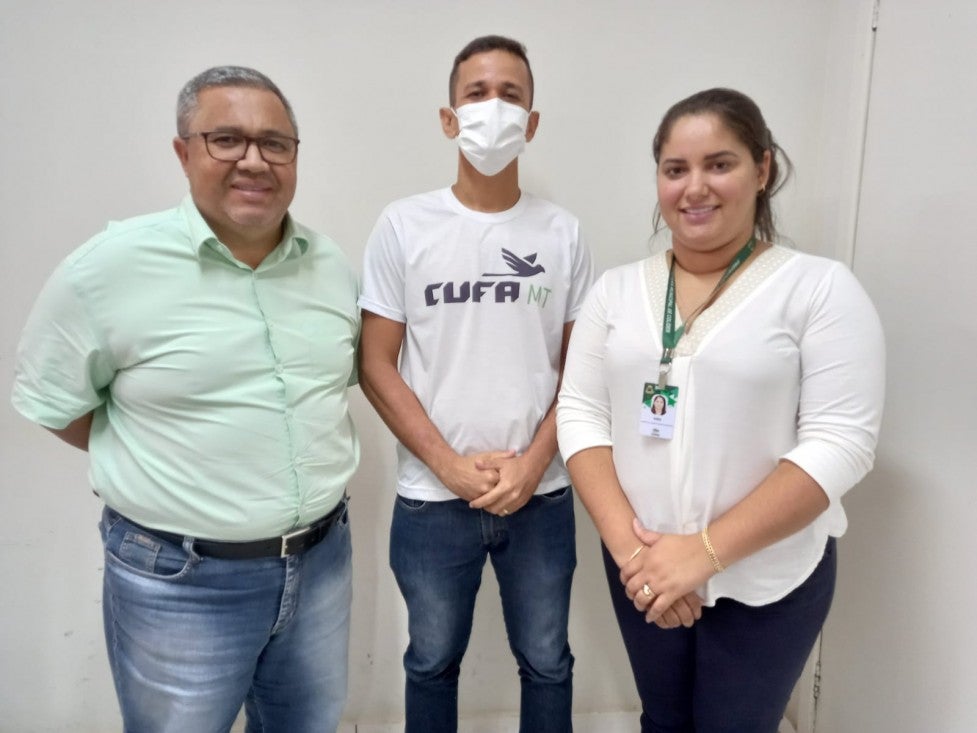 Presidente estadual da Cufa visita secretaria de Cultura de Colíder