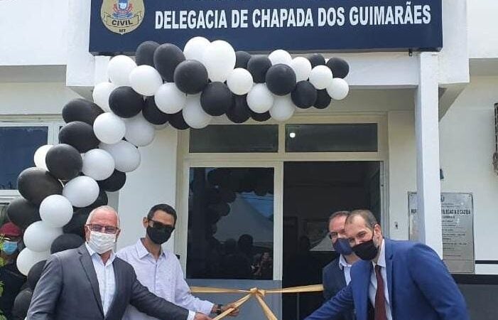 Delegacia de Chapada dos Guimarães passa por reforma para melhorar atendimento ao cidadão
