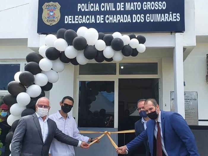 Delegacia de Chapada dos Guimarães passa por reforma para melhorar atendimento ao cidadão