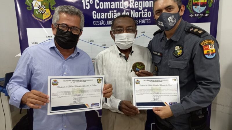 Vereador Zilmar e Pastor Sebastião, receberam a moeda honorifica “Guardião do Nortão”