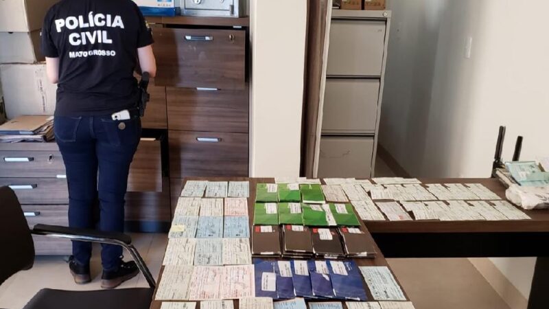Operação contra crimes fazendários mira empresas fictícias em MT