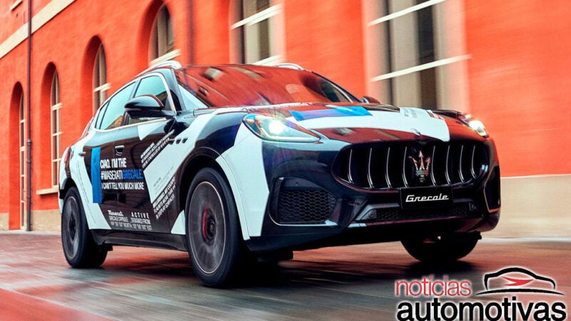 Maserati Grecale mostra suas formas antes da estreia