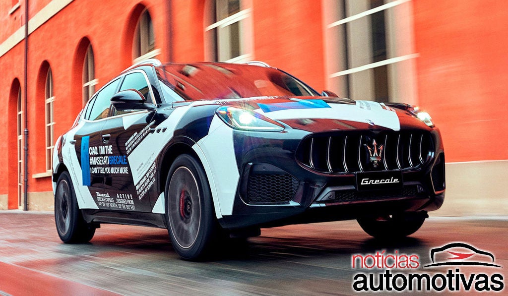 Maserati Grecale mostra suas formas antes da estreia