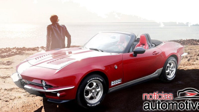 Mazda MX-5 se transforma num belo Corvette da Mitsuoka