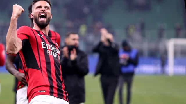 Milan busca virada no dérbi com dois de Giroud e derruba marcas da Inter
