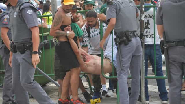 Homem é baleado e outro é preso após jogo do Palmeiras