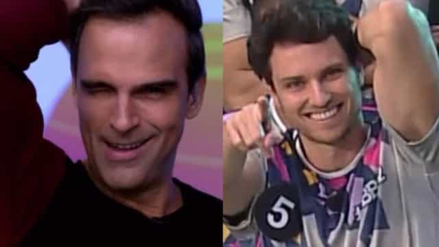Tadeu Schmidt faz sucesso na internet com ‘piscadinha’ ao vivo