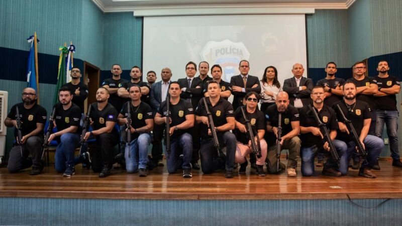 Polícia Civil recebe investimentos de R$ 357 mil na aquisição de fuzis 556