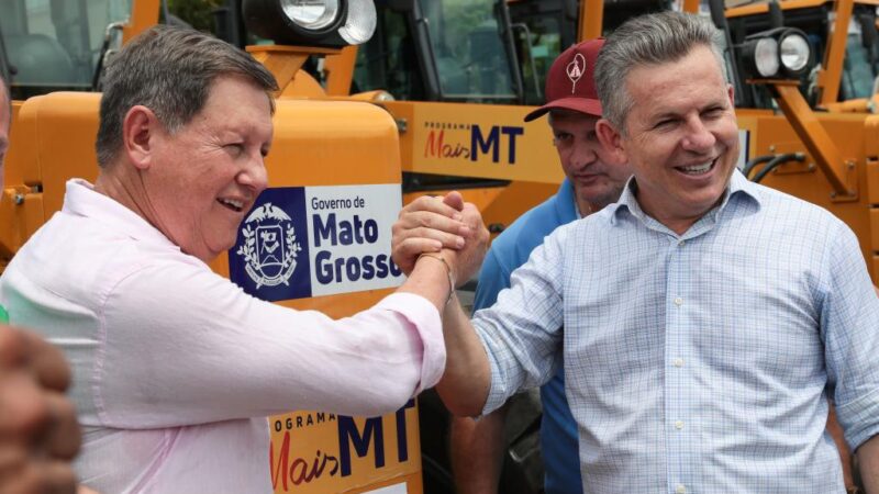 É o progresso chegando em todos os cantos de MT, destaca governador durante maior entrega de máquinas e equipamentos