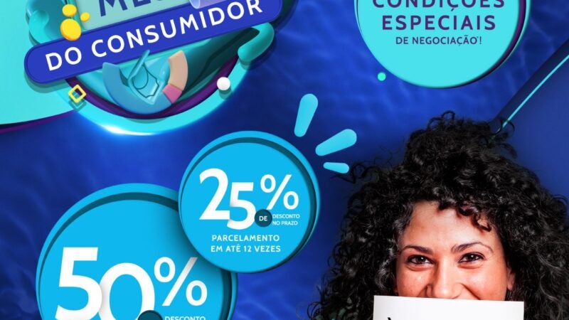 Contas de água e esgoto podem ser pagas com até 50% de desconto durante campanha no mês do consumidor