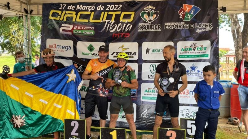 Ciclistas de Guarantã do Norte participaram do circuito Jiboia de mountain bike em Colíder