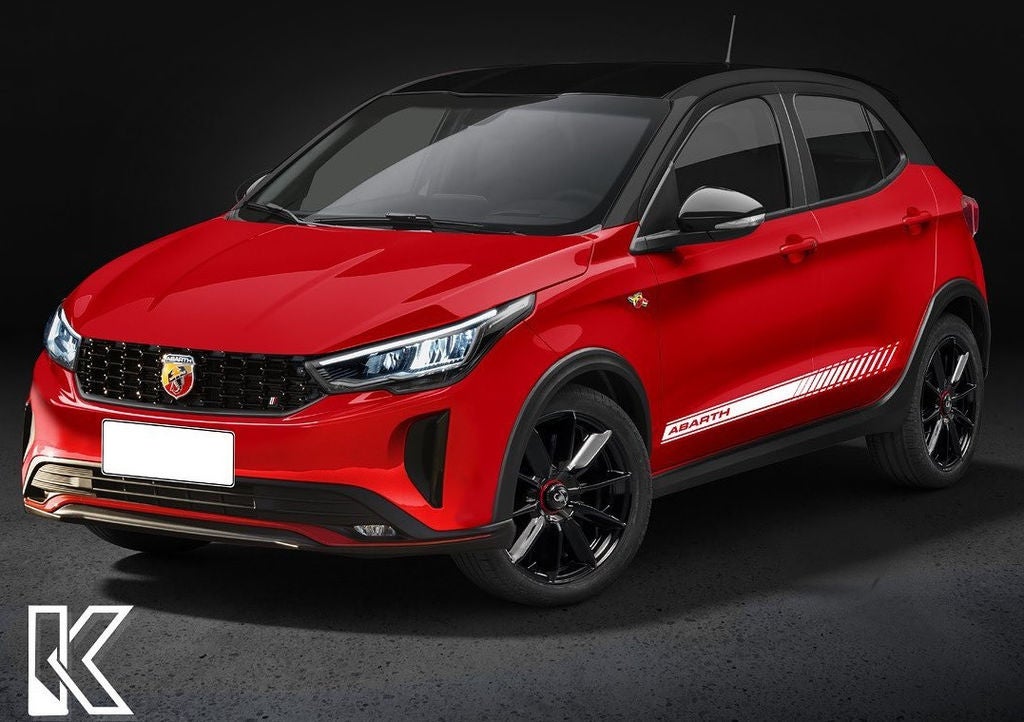 Projeção: Fiat Argo Abarth parece natural com Pulse