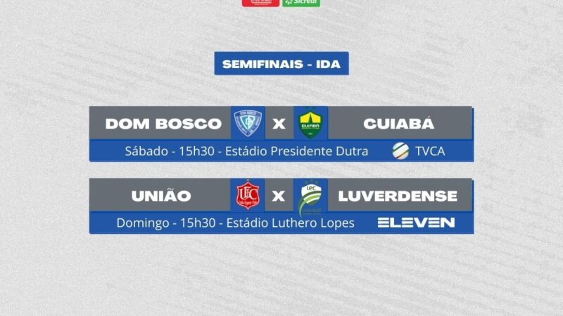 Mato-grossense 2022: Semifinais começam neste fim de semana