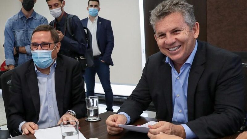 Mauro Carvalho ajudou a consertar Mato Grosso e é um grande companheiro, afirmou Mauro Mendes