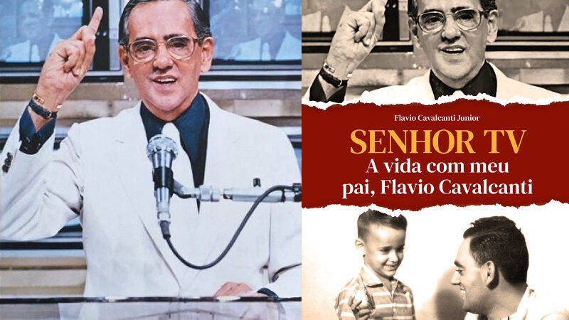 Senhor TV: história de Flavio Cavalcanti vira livro escrito pelo filho