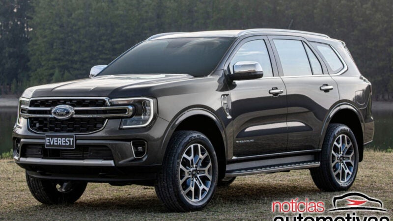 Ford Everest 2023 é oficialmente revelado na Ásia