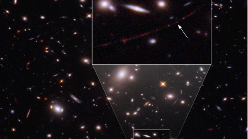 Telescópio Hubble da NASA registra estrela mais distante do universo