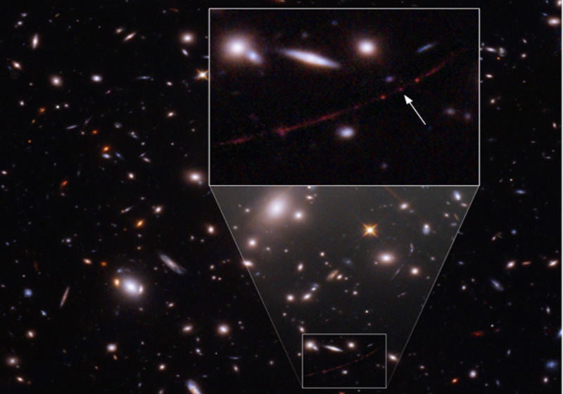 Telescópio Hubble da NASA registra estrela mais distante do universo