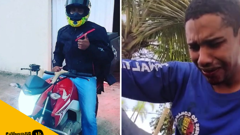 Motoboy agredido por cliente após atrasar entrega ganha apoio de internautas