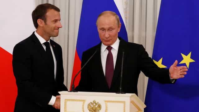 Nova conversa entre Putin e Macron gira em torno de segurança das instalações nucleares
