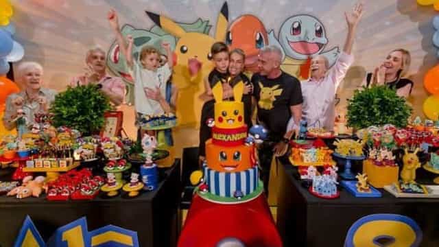 Ana Hickmann mostra detalhes da festa de aniversário do filho