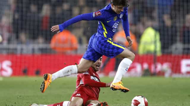 Chelsea supera Middlesbrough sem sustos e vai à semifinal da Copa da Inglaterra