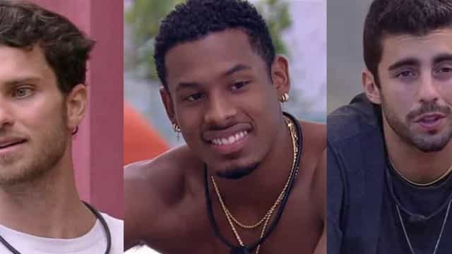 Lucas, Paulo André e Pedro Scooby estão no Paredão no BBB 22