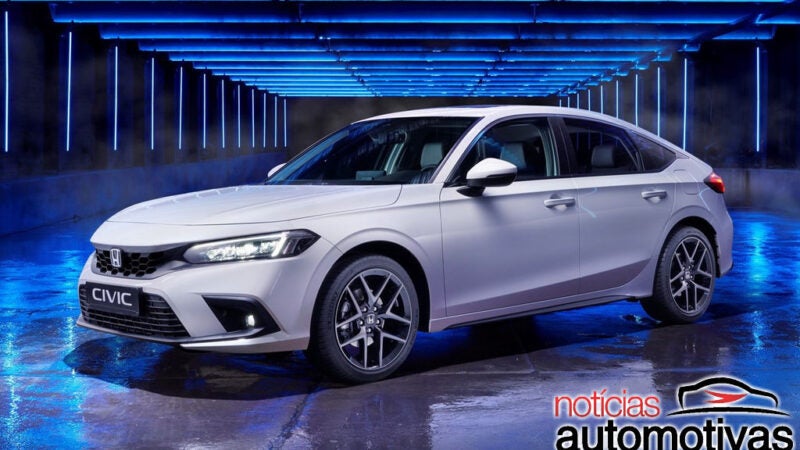 Honda Civic e:HEV 2022 aparece com 2.0 e 184 cavalos