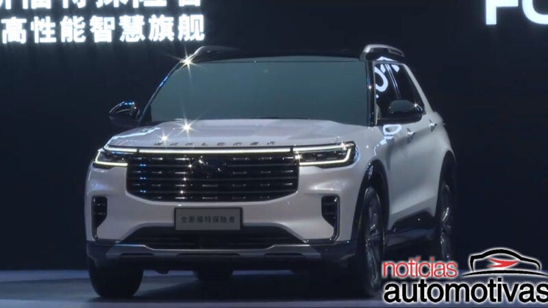 Novo Ford Explorer chinês tem visual exclusivo