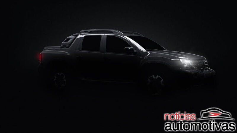Renault Duster Oroch 2023 tem primeiro teaser revelado