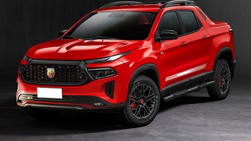 Projeção: Fiat Toro Abarth Hybrid buscaria Maverick?