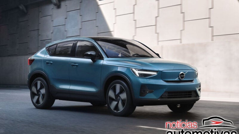 Volvo C40 ganha opção de um motor e XC40 novo visual