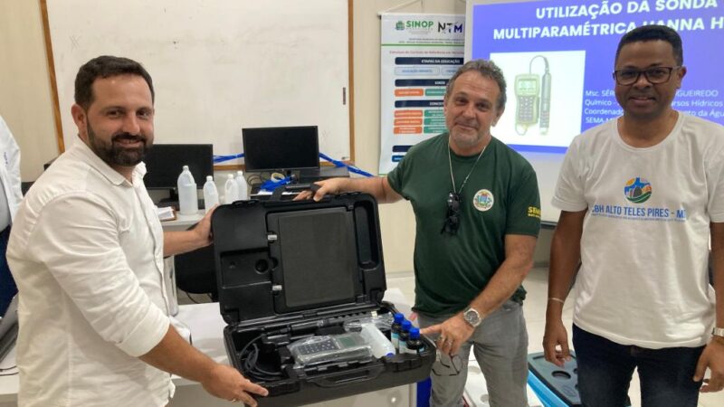 Sema investe em tecnologia para monitorar qualidade da água em Sinop e Tangará da Serra