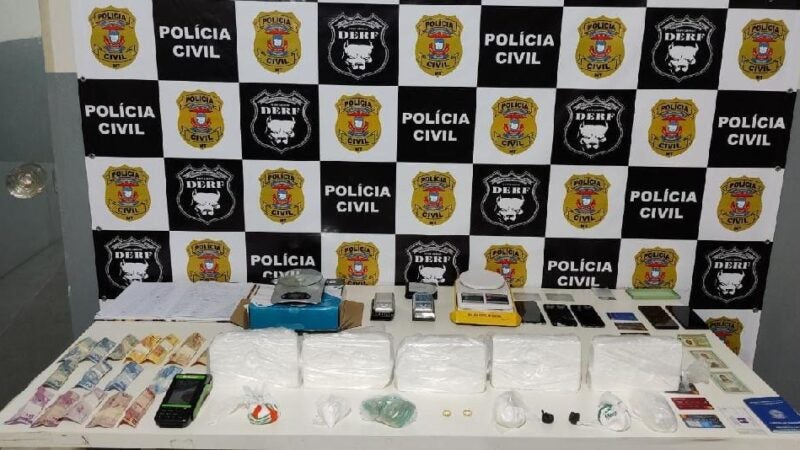 Polícia Civil apreende carregamento de cocaína pura avaliado em aproximadamente R$ 1,5 milhão