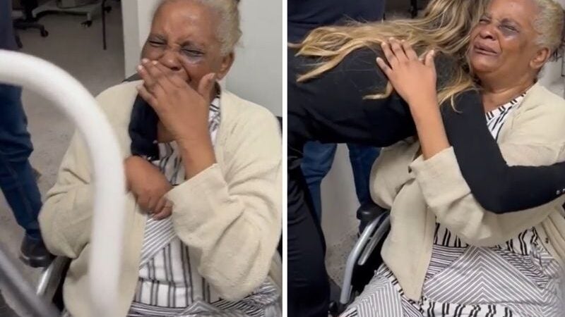 Após 5 anos sem enxergar, idosa recupera visão e conhece bisnetos [vídeo]