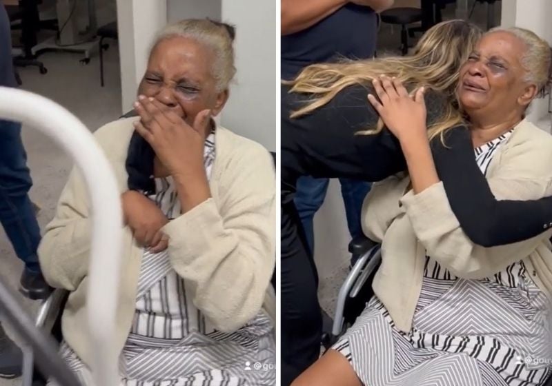 Após 5 anos sem enxergar, idosa recupera visão e conhece bisnetos [vídeo]