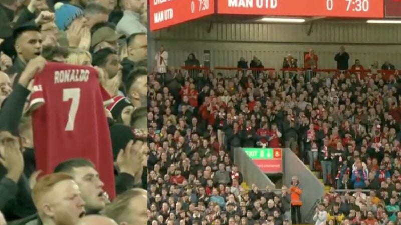 Torcida rival faz homenagem de arrepiar a Cristiano Ronaldo após perda do filho [vídeo]