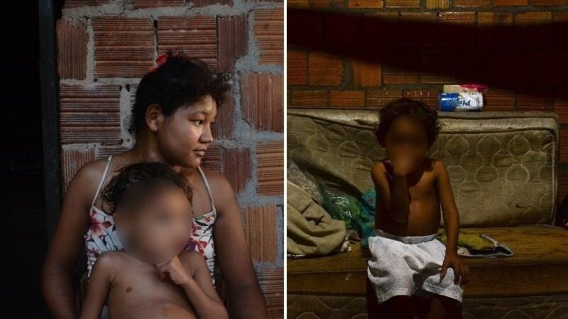 Vaquinha ajuda mãe com deficiência intelectual e filho em situação de extrema pobreza