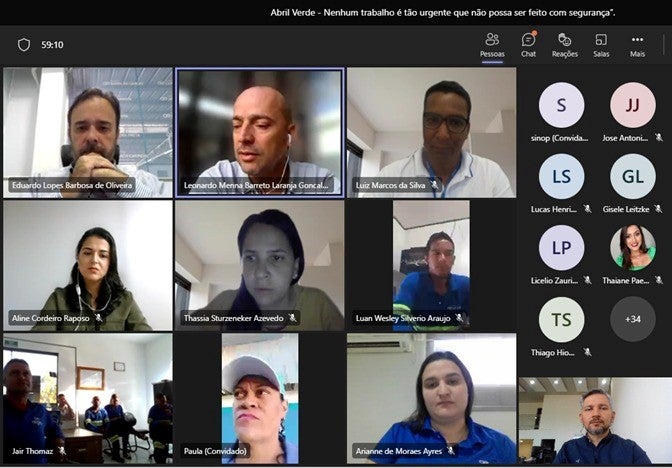 Colaboradores da Aegea MT/PA participam de palestra sobre saúde e segurança do trabalho