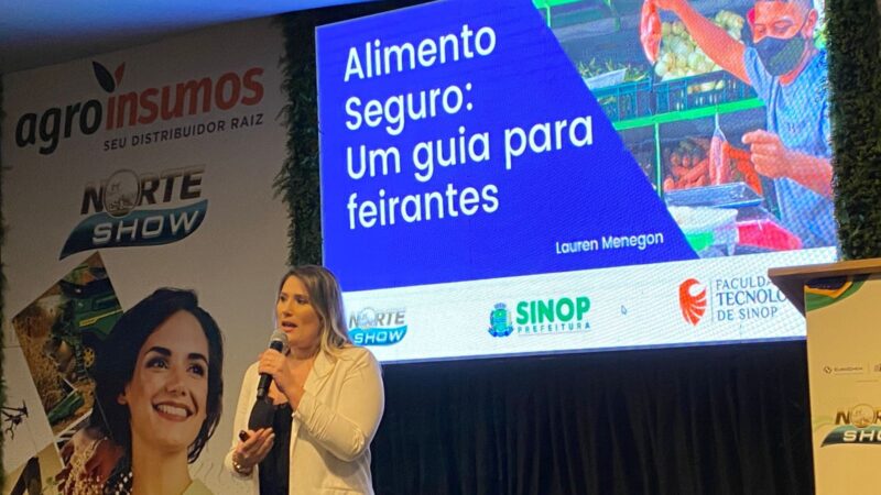 Palestrante aborda na Norte Show em Sinop aplicação da agricultura de precisão e cuidados no campo