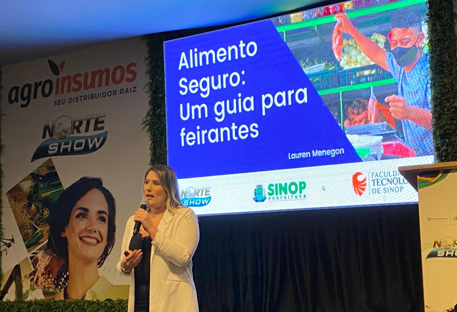 Palestrante aborda na Norte Show em Sinop aplicação da agricultura de precisão e cuidados no campo